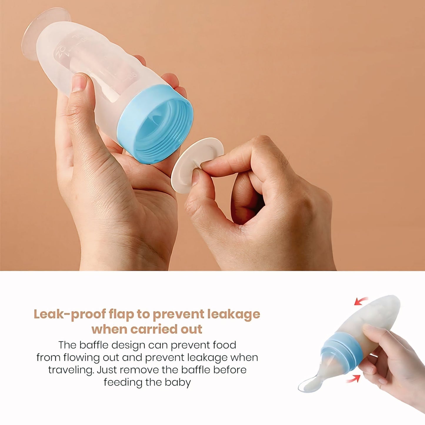 Easy-Feed Baby Squeeze Spoons