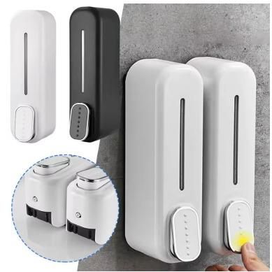 🏠 Premium Wall-Mounted Soap Dispenser - Hygienic Press Manual Home Essential