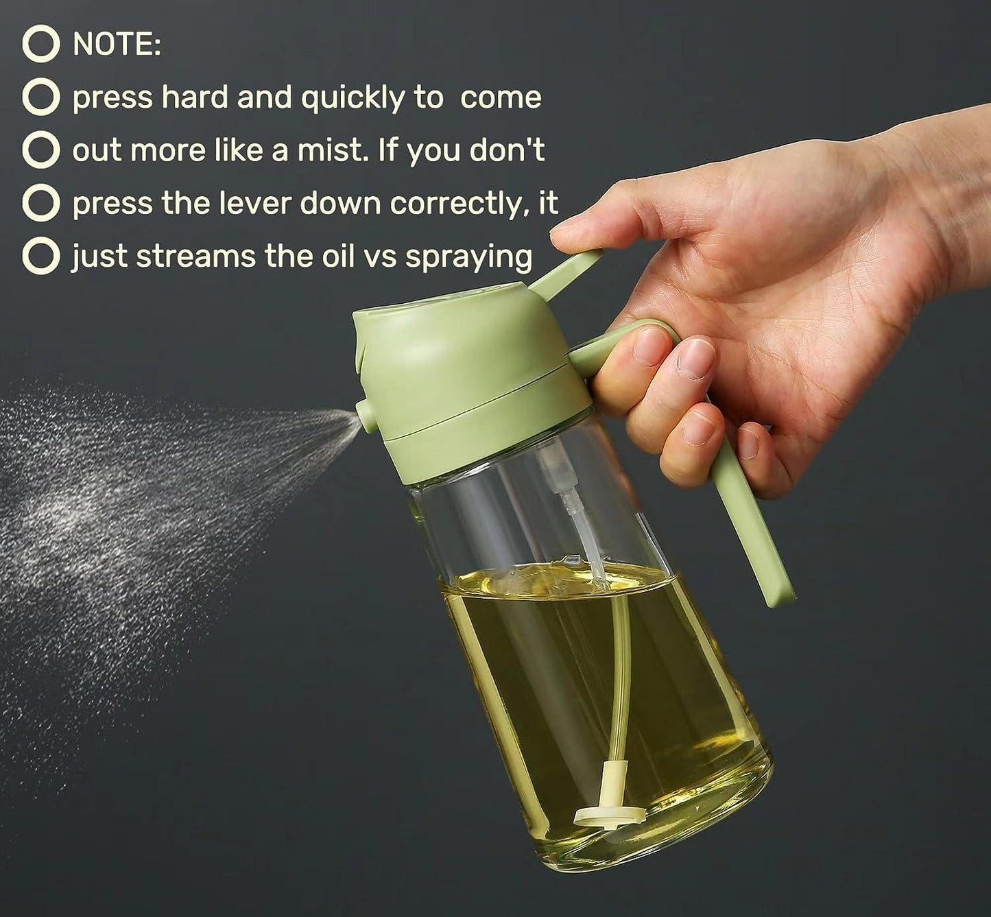 PourEaseâ„¢ 2 in 1 Oil Dispenser Set