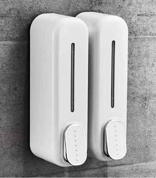 🏠 Premium Wall-Mounted Soap Dispenser - Hygienic Press Manual Home Essential