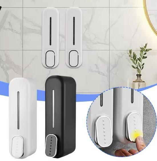 🏠 Premium Wall-Mounted Soap Dispenser - Hygienic Press Manual Home Essential