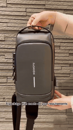 🚀 UrbanGear Smart Sling Bag - Waterproof USB Charging.