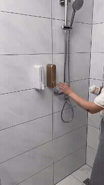 🏠 Premium Wall-Mounted Soap Dispenser - Hygienic Press Manual Home Essential